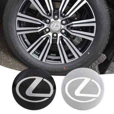 56/60MM 3D Styling Car Wheel Hub Center Caps Rim Sticker Emblem Cover For EX300h NX RX GS IS LX F Sport Al20 CT200h RX450h