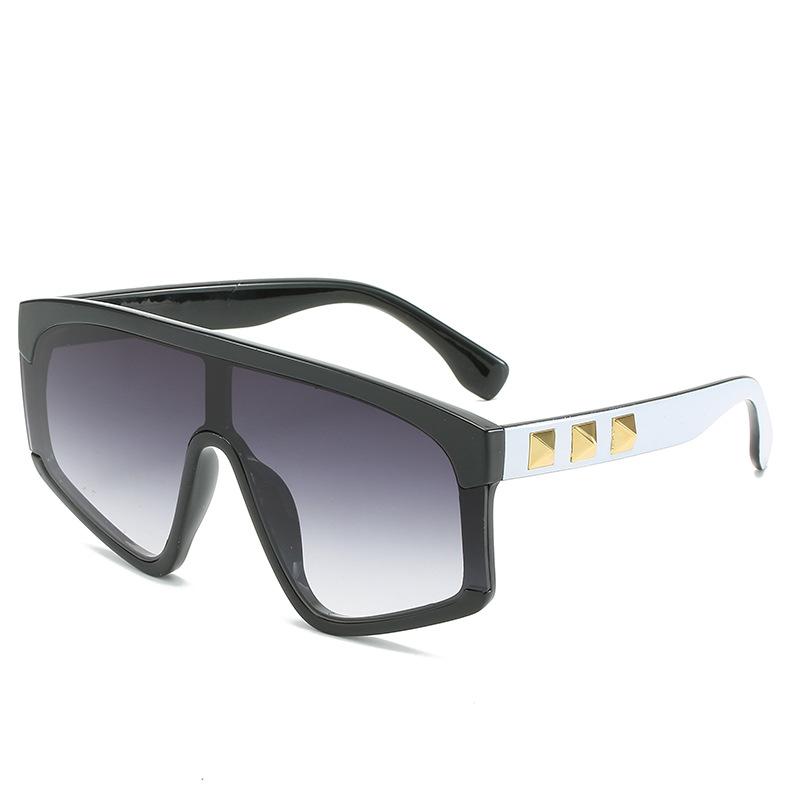 JYL Sunglasses Ladies Cross Border Uv Protection One Piece Oversized 8061 A-17410
