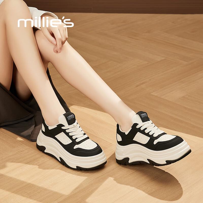 Miao Li Women s Retro Patchwork Platform Sneakers 37