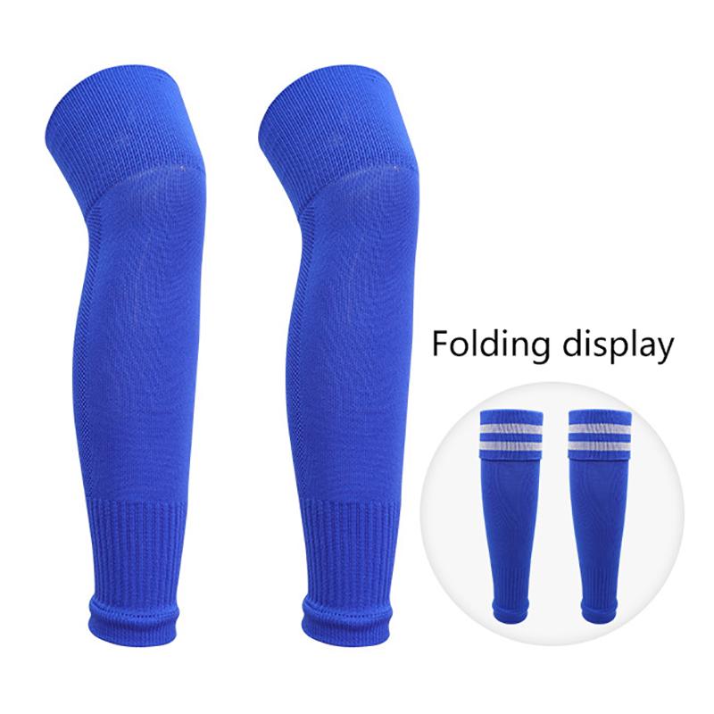1 Pair Sports Compression Soccer Shin Guard Pad Sleeve Sock For Adult Children Leg Protective Support Football Leg Calf Sleeve