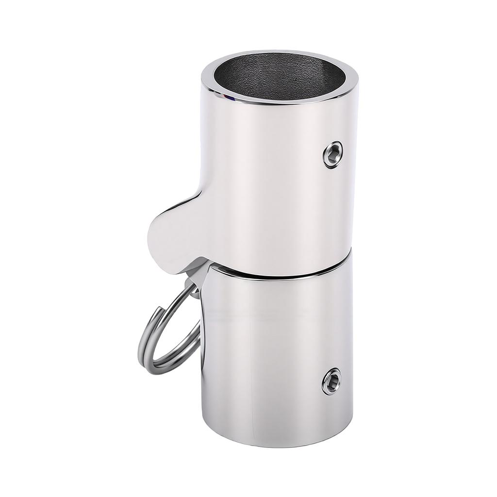 Boat Pipe Connector 25mm Stainless Steel Folding Swivel Coupling Tube Pipe Connector with Lock Pin for Yachts Speedboats