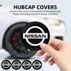 ABP3  56mm Aluminum Alloy Car Wheel Center Decal Hub Sticker For Nissan X-trail Qashqai Note Juke leaf Sentra Patrol Car Styling