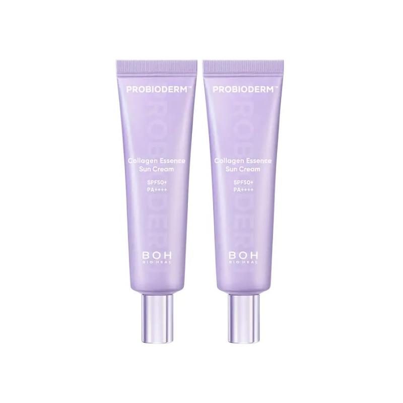 [BIOHEAL BOH] Probioderm Collagen Sun Cream Twin Pack (50ml x 2EA) - Essence / Tone-up Option Essence