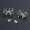 Modern Bowknot Earrings Accessories Dainty Ear Studs Ear Pendant Jewelry Charm Trendy Ear Accessory for Everyday Wear
