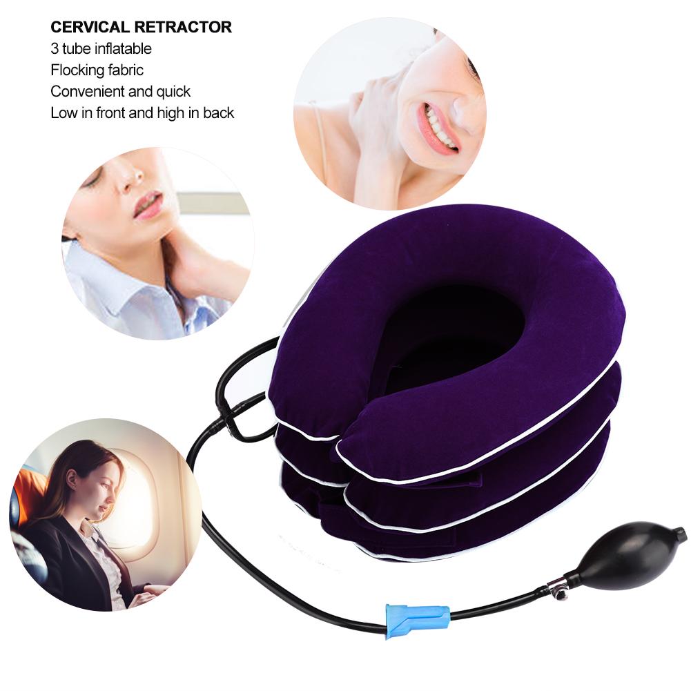 Inflatable Cervical Collar Adult Home Neck Stretching Devices Traction Support Brace