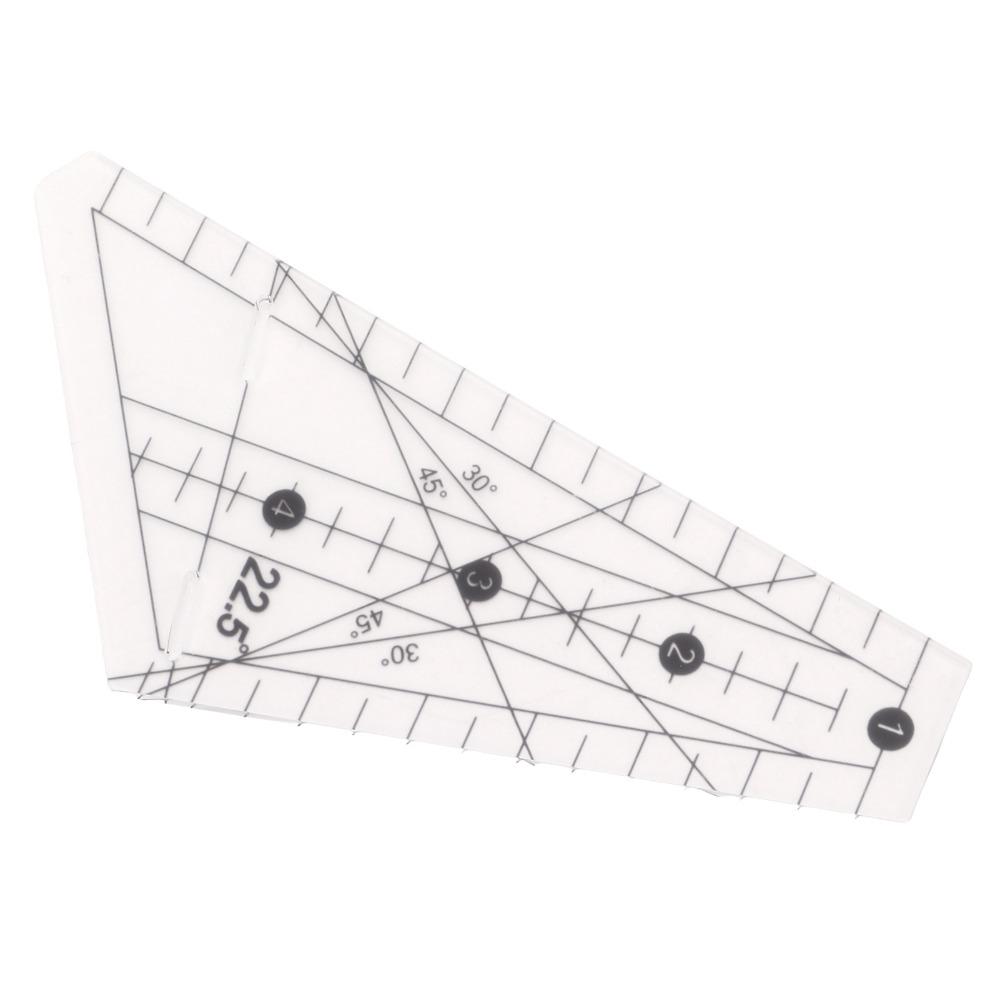 Acrylic Quilting Ruler Slot Design Sewing Template Ruler Durable Patchwork Ruler For Sewing DIY
