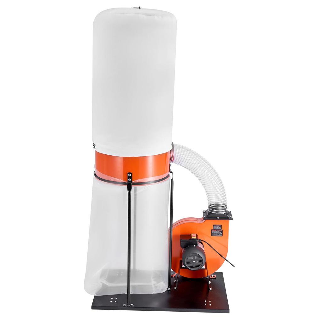 VEVOR Dust Collector, 1200 CFM 2.5 Micron Vortex Cone Dust Collectors