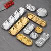 304 Stainless Steel Korean Multi-Compartment Seasoning and Dipping Sauce Dish for Restaurants and Hot Pots