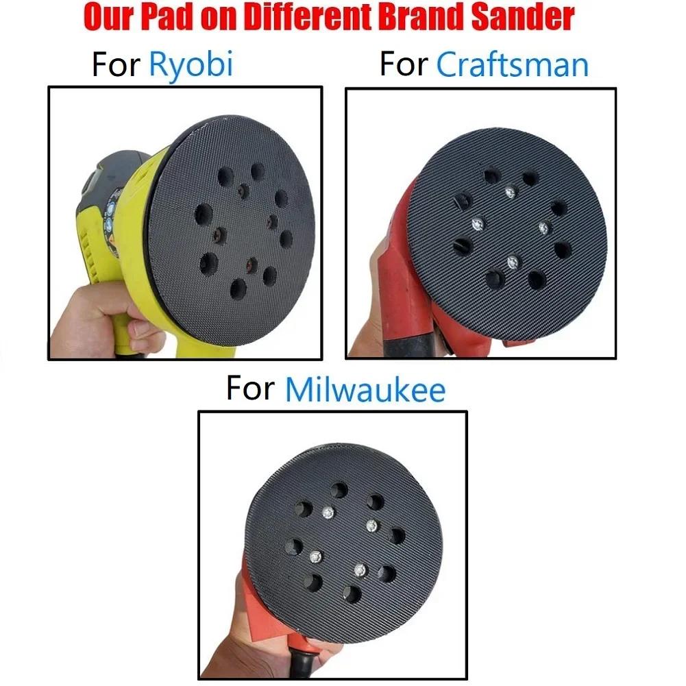 

5 Inch Hook And Loop Sander Backing Pad 125mm Replacement Sanding Pad Standard Replacement Pad For RS290,RS241,RS280,P411 China Mainland