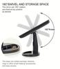 1pc Luminous Makeup Mirror, 360 ° Rotating Creative Makeup Mirror, Portable and Stylish