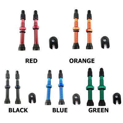 60mm 1 Pair Alloy Stem Presta Valve + Tool Road Mountain Bike Tubeless Tire for Outdoor Caring Personal Bicycle Supply