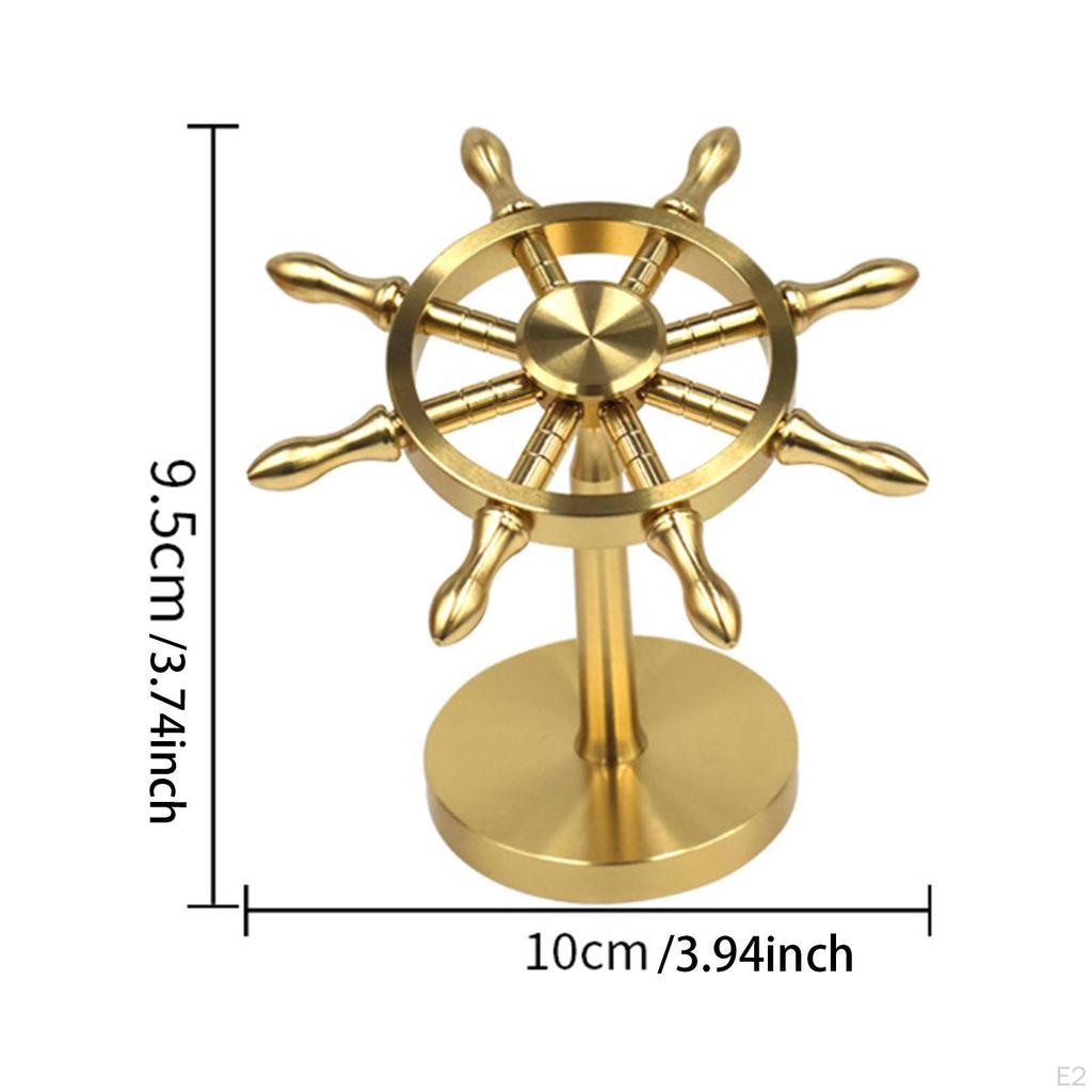 Desktop Ornament ,Marine Rudder Figurine, Creative Marine Sculpture