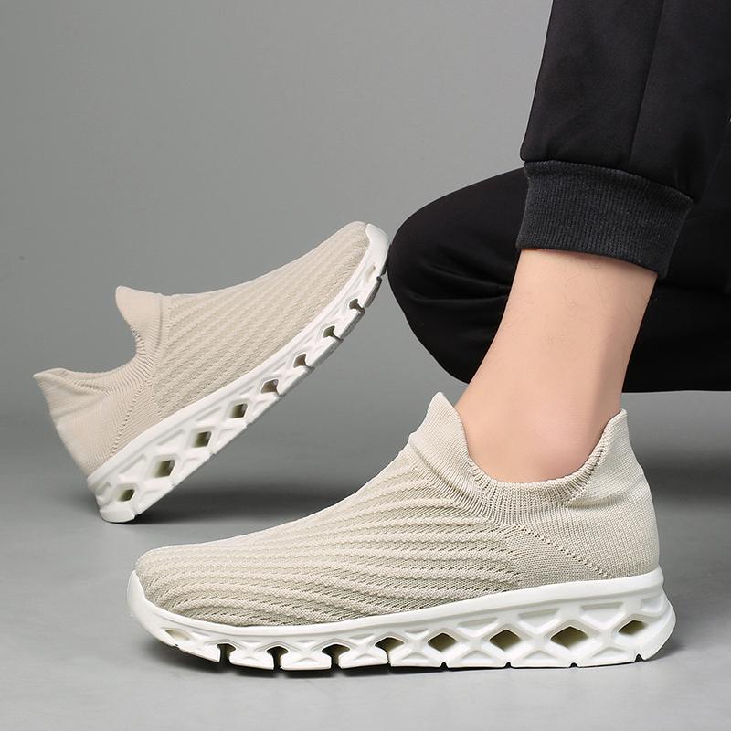 Мужская модная дышащая легкая уличная обувь для спорта и отдыха большого размера — фото 14