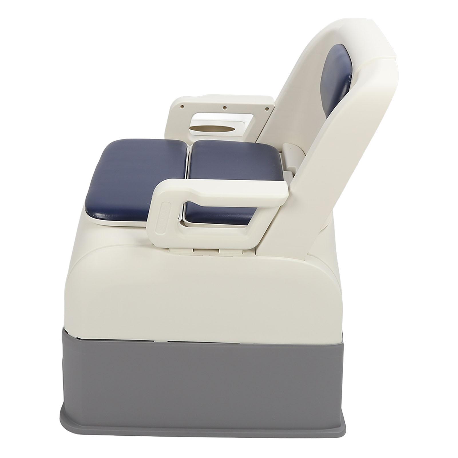 

Прикроватный туалет-коммод со съемными подлокотниками, портативный, мобильный, без запаха, мягкое сиденье, прочный туалет для