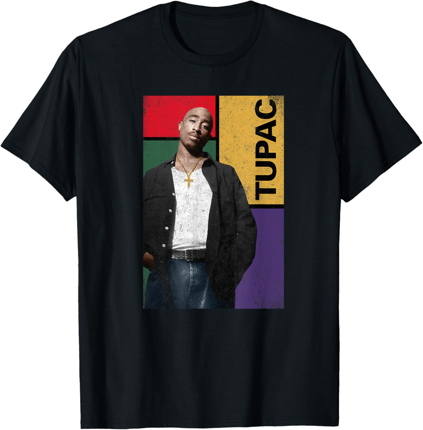 

Tupac Vintage Squared T-Shirt S разноцветный