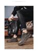 2023 Men's Black Waterproof Non-slip Casual Leather Skate Shoes