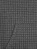 2026 Autumn/Winter Men's Casual Plaid Zipper Suede Plush Jacquard Hoodie