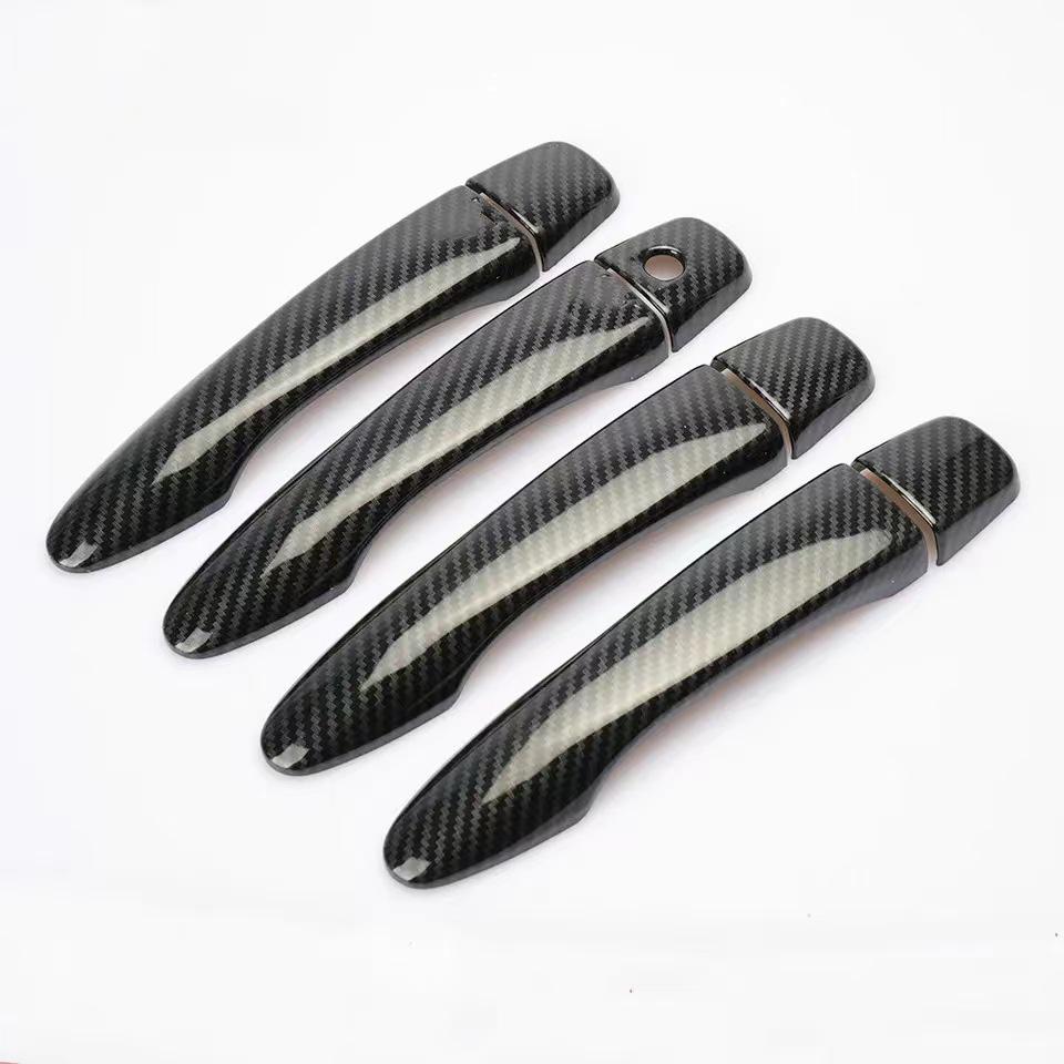 15-23 Renault Kadjar Carbon Fiber Black Door Handle & Bowl Decoration