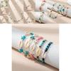 Oceanic Cartoon Seashell Necklace And Bracelet Adjustable And Unique Ins Design