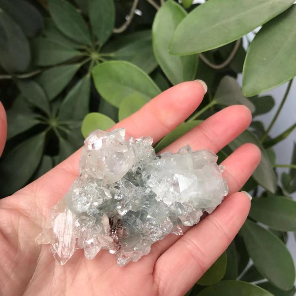 Spiritual Crystals Gemstone Healing Stones Natural Rough White Apophyllite Clusters Specimen for Decor