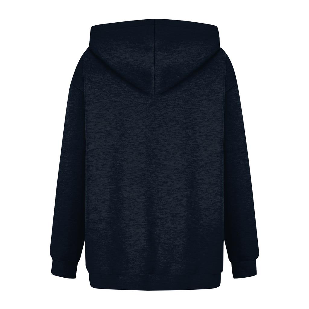 Women's Fashion Casual Long Sleeve Christmas Printed Hooded Sweatshirt