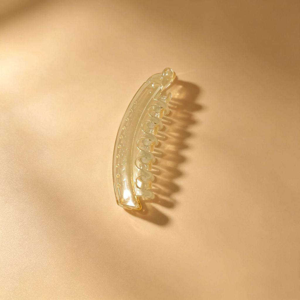 Pinza a Banana Spessa per Capelli da Donna – Accessorio Fermacoda Alto, Spirale Verticale