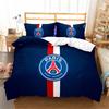 Team Logo Soccer Double 3 Piece Bedding Set Ball Sports Collection Textiles Home