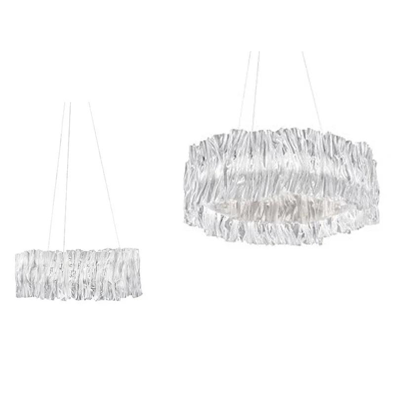 Italy Replica Desinger Acrylic Pendant Hanging Light Fixture Decorative LED Ceiling Lamps Round Room Decor Bedroom Decorations