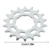 Piñones de Cassette Monovelocidad para Bicicletas, 16T 18T Kits de Conversión Monovelocidad para Bicicletas de Montaña con Espaciador y Anillos de Bloqueo