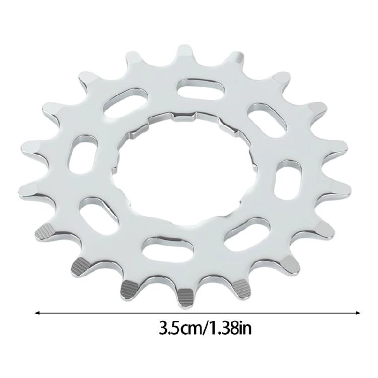 Piñones de Cassette Monovelocidad para Bicicletas, 16T 18T Kits de Conversión Monovelocidad para Bicicletas de Montaña con Espaciador y Anillos de Bloqueo