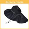 Fashion Sunshade Cap With Flowy Cape For Women Uv Protection And Stylish Look