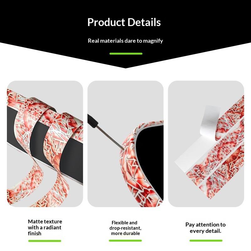 16Mm Pickleball Racket Edge Sticker Scratch-Proof Shock Absorption Paddle Head Edge Tape Anti-Fall Durable Frame Protective Tape