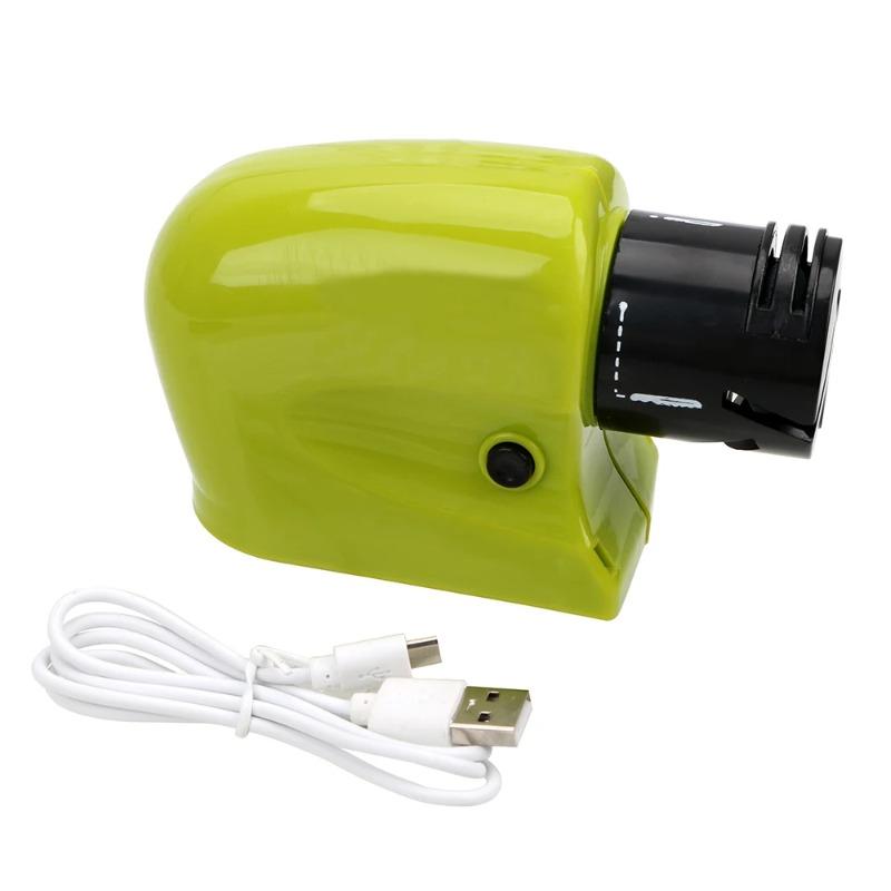 Multifunctional Electric Knife Sharpener High-Speed Sharpening Motorized Rotary Kitchen Tools