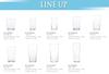Toyo Sasaki Glass Tumbler, Usurai (Thin Ice), 370ml, Made in Japan, Dishwasher Safe, B-21112CS, Set of 3