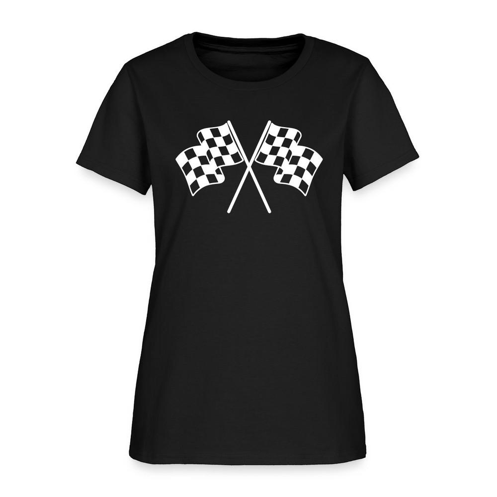 

Checkered Flags Women s T-Shirt Unisex T-Shirt XXXXL