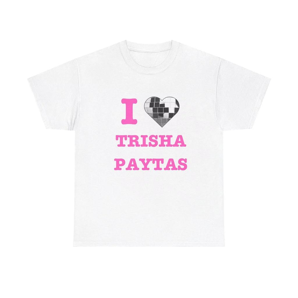 Vintage Trisha Paytas Graphic Pure Cotton TShirt Fan Gift High Quality Unisex Sports Style Mens Apparel Top Wome Men Tshirts