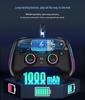 PS4 Wireless Bluetooth Game Controller with Hall Effect Triggers, Magnetic Faceplate, RGB Lights, Dual Vibration, and Six-Axis Gyroscope.