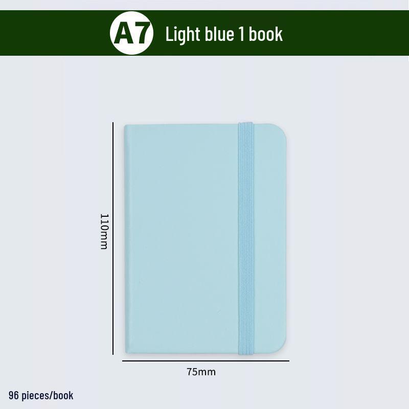 Портативный мини-блокнот формата A6: Карманный, простой и удобный для студентов
