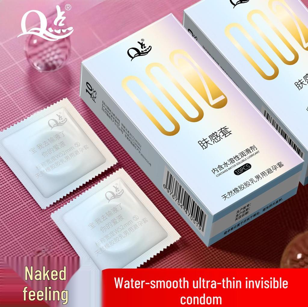 Ultra-Thin Hyaluronic Acid Long-Lasting Condoms for Men - Skin-Tight Intimacy Products