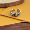Buyee 925 Sterling Silver Ring Finger Golden Sun Sweet Open Ring for Man Woman  Unique Rock Punk Fine Jewelry Circle