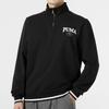 Puma Sports Lifestyle Series Logo Print Stand Collar Long Sleeve Sweatshirt Men Sweatshirt Black 681527-01