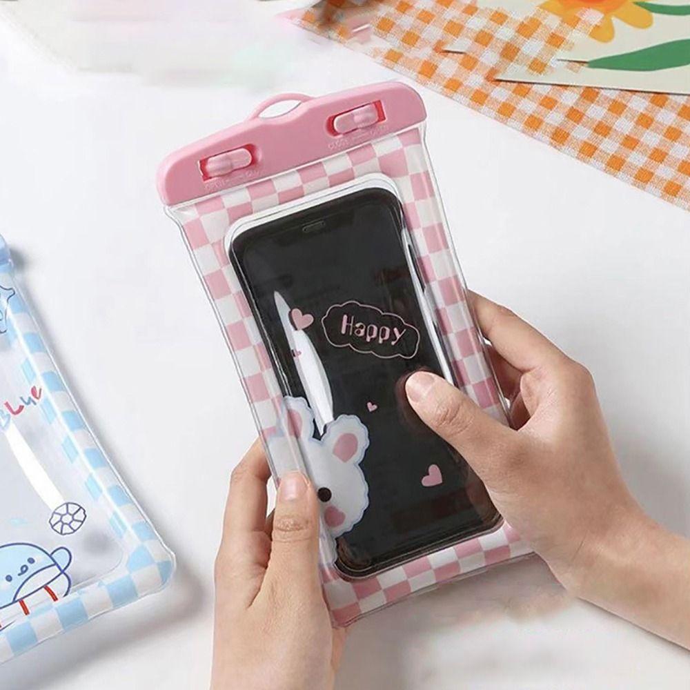 1Pcs Air Bag Shockproof Waterproof Phone Case Cartoon Rabbit Phone Cover New Phone Bag