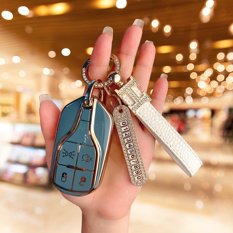 Applicable To the New Maserati Key Cover President Levante All-inclusive Protective Case Geberit Buckle Bag