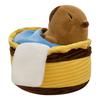 New Bath Capybara Plush Toy Cute Doll Doll Soothing Sleeping Doll Throw Pillow for Girlfriend Gift