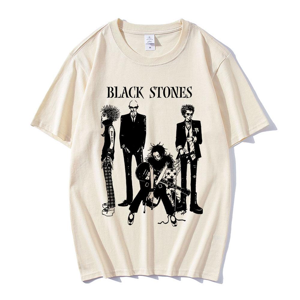 Anime Nana Osaki Potisk Trička Pánská Dámská Krátký Rukáv Bavlna Ležérní Tričko Oversize Harajuku Streetwear Oblečení pro Teenagery