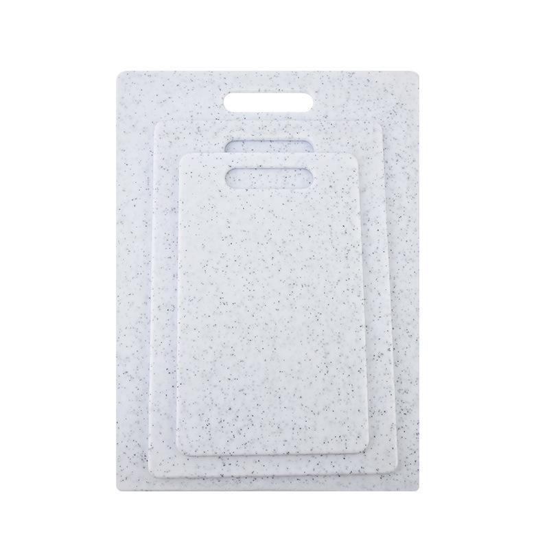 3-Piece Double-Sided Cutting Board Set: Ideal for Fruits, Vegetables, and Baby Food. Durable Plastic for Household Kitchens.