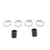 2Pcs 1in High Temp Pipe Clamps Connector Sturdy Exhaust Pipe Clamps Connector for Banshee 1987 to 2006