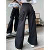 2025 Trendy Women's Workwear Casual Pants with Big Pockets - Loose, Versatile Long Style
