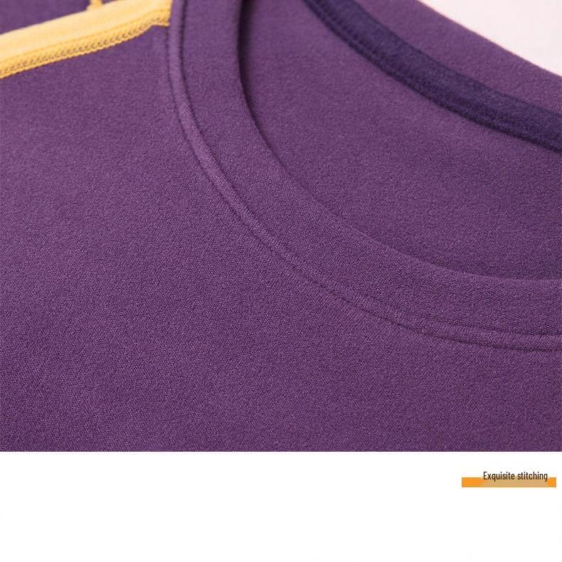 Color Block Double-Sided Plush Hoodie - Warm Autumn/Winter Layer for Couples