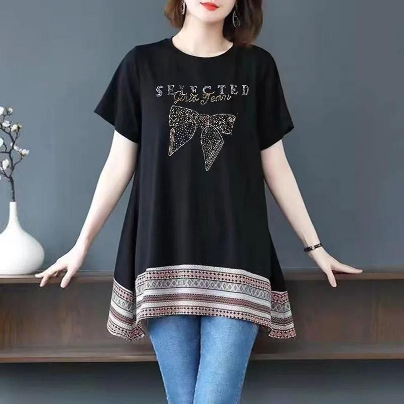 OverSize T-shirt for Women Summer Cotton T-shirt Soft Loose Casual Comfortable Pullover T-shirt Top